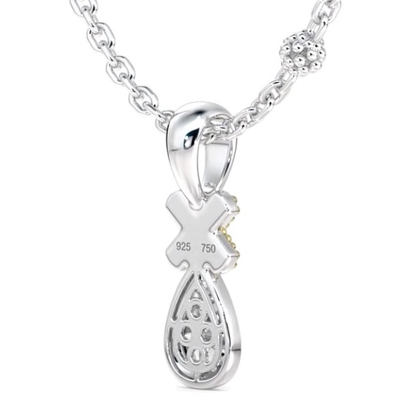 LAGOS Drop X Diamond Pendant Necklace - Picture 7 of 15